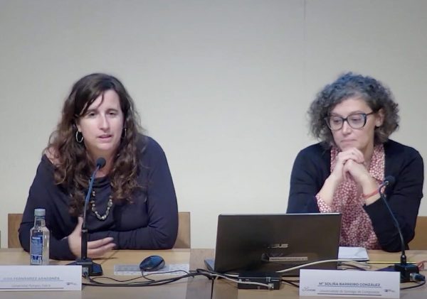 relatoría Cataluña: lexislación e proxectos específicos, a cargo de Mª Soliña Barreiro González e Aina Fernàndez i Aragonès